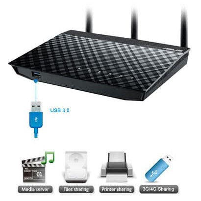 Asus Wireless Router RT-N18U N600 - RESMI GARANSI 3 TAHUN