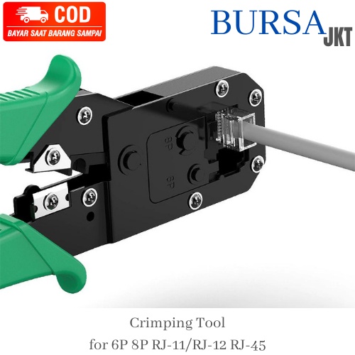 Crimping TANG Tool Telecom RJ45 RJ11 RJ12 LAN Network Strip Cutter 8P