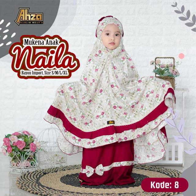 Mukena Naila kids by ahza collection