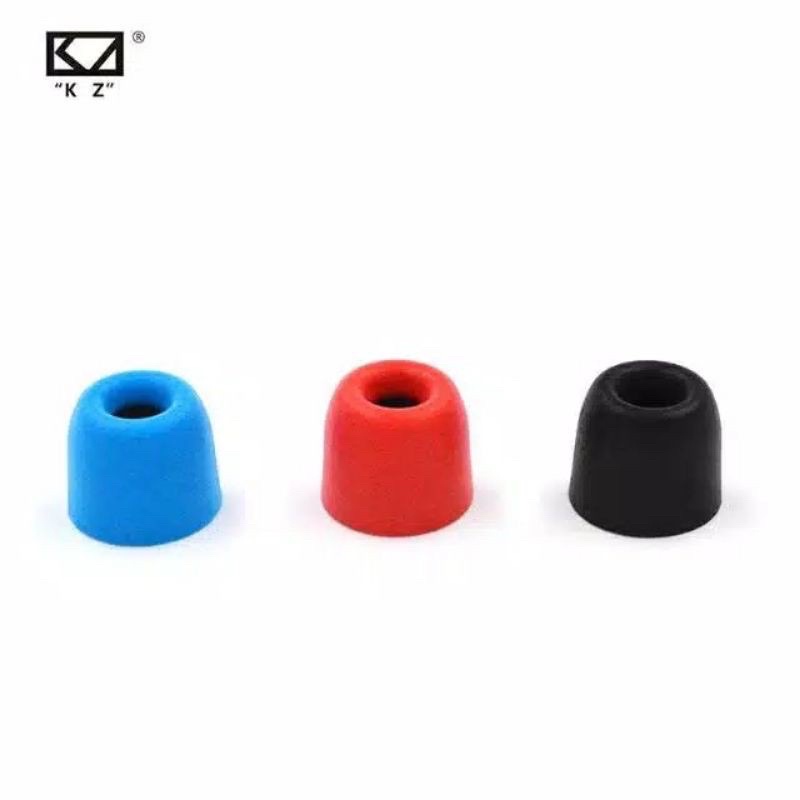 KZ Premium Eartips Memory Foam 3 Pairs (3 Pasang) Noise Isolating for KZ ZSN Pro X EDX ZST X-1