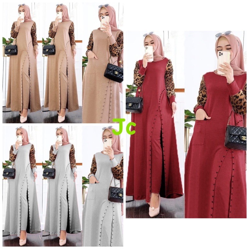 ZR- hanna long set / Set Gamis murah / Maxi Set terbaru