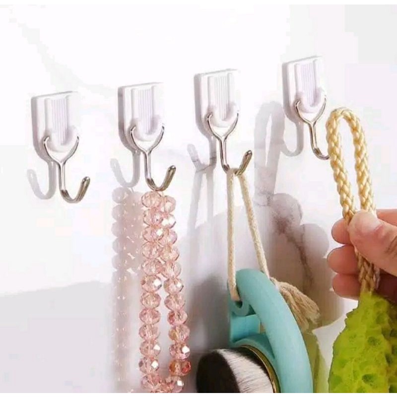SET ISI 6 GANTUNGAN HOOK SERBAGUNA KUAT DAN MURAH
