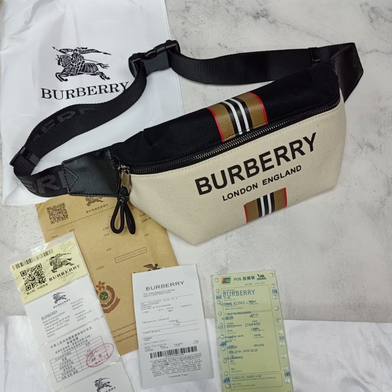 Waistbag Burberry Sonny icon Stripe belt Bag