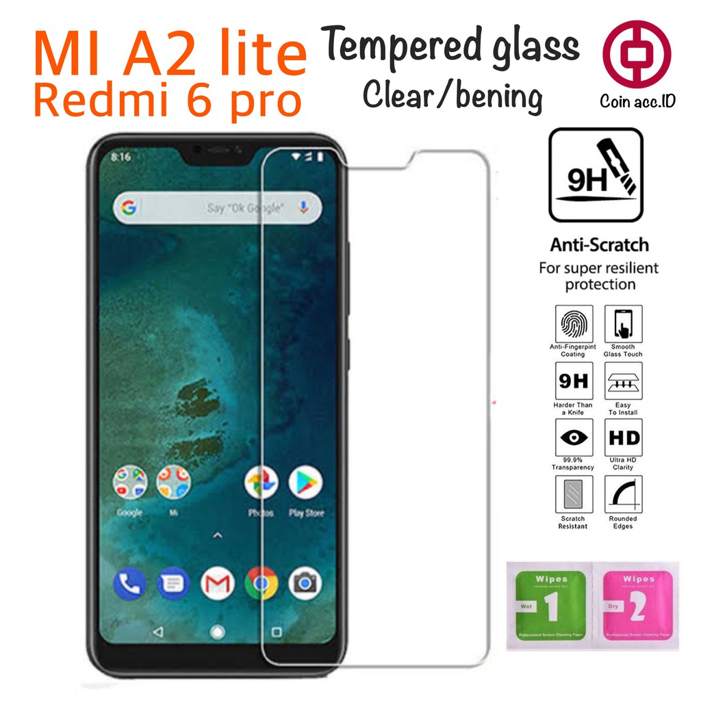 Tempered Glass MI A2 LITE / REDMI 6 PRO