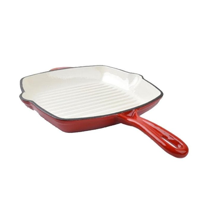 Wajan Grill Pan Oxone OX-3028SQ Enamel Cast Iron