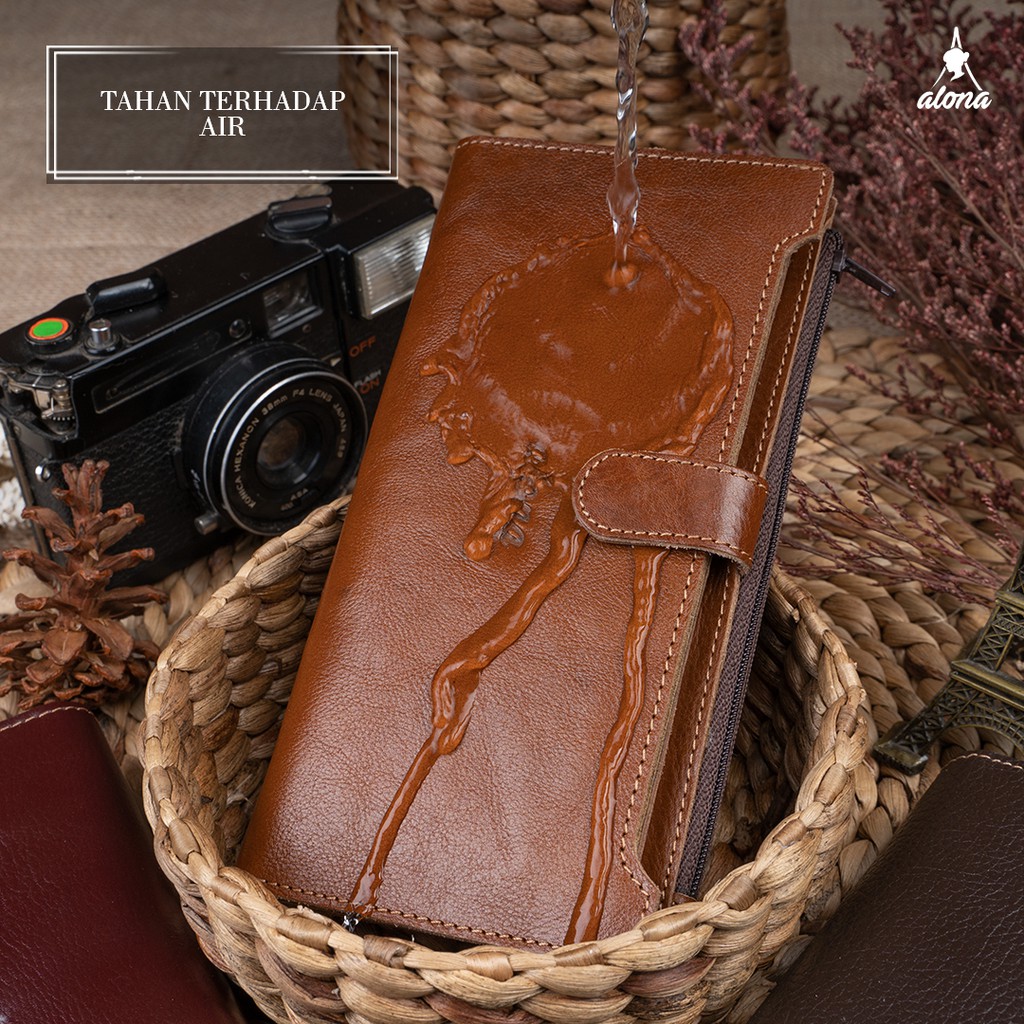 Dompet Panjang Wanita Evelyn Wallet Kulit Sapi Asli