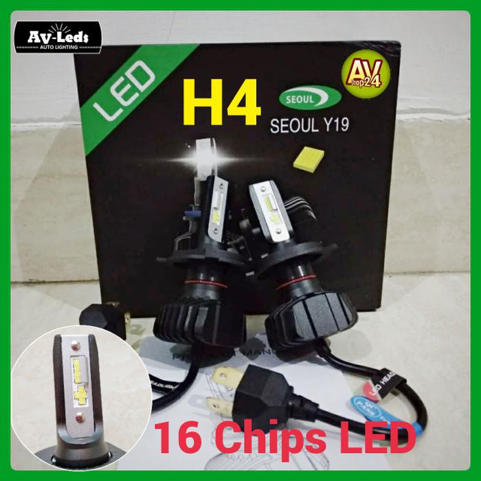 PROMO HARGA LAMPU LED MOBIL H4 CSP S1+ Super Terang - H-Empat