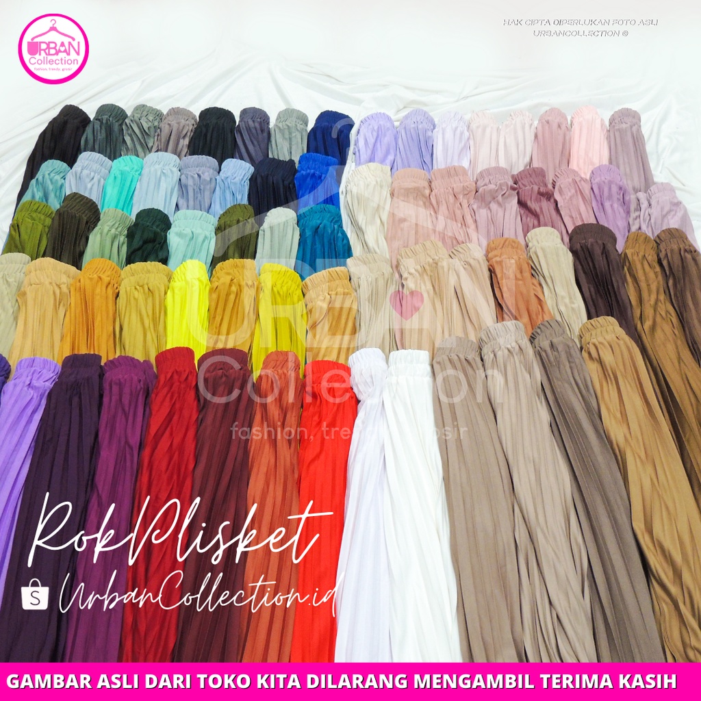 ROK PLISKET PREMIUM 100% / EKSLUSIF 40+ WARNA [ SERIES 2 ]