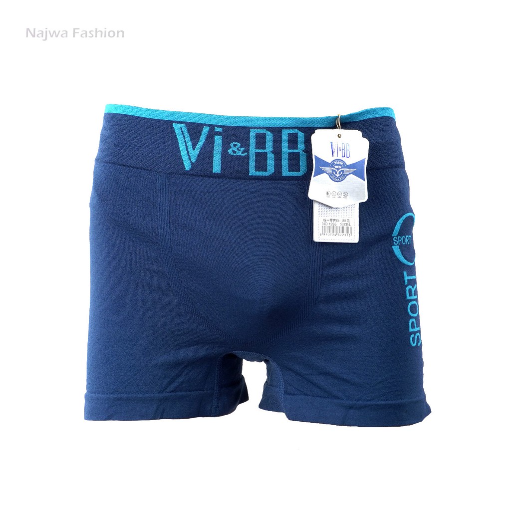 VS - Celana Dalam Pria Boxer POLOS M, L, XL  Celana Boxer Pria Import Premium  Cd Pria Boxer