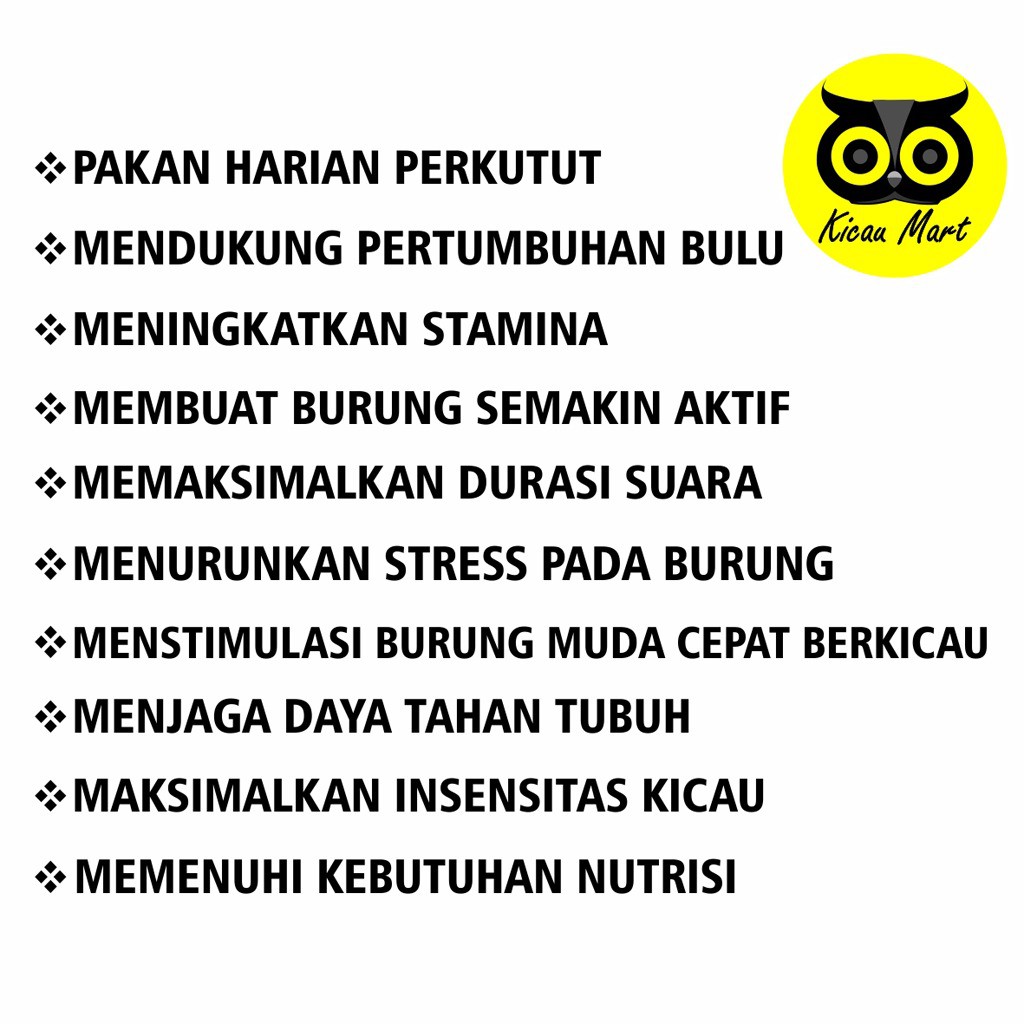 PAKAN TERKUKU PHOENIX MAKANAN BURUNG PUTER PELUNG PERKUTUT DERKUKU GACOR BIJI MILET CAMPUR PKTRK