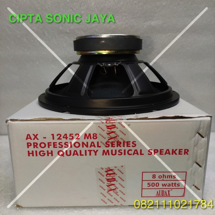 speaker audax AX12452 full range 12 inch AX 12452 M8