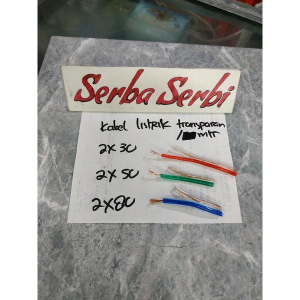 (/METER KABEL LISTRIK SPEAKER) Kabel kontak audio isi 2