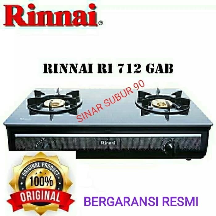 Jual Kompor Gas Rinnai Ri 712 Ga B Shopee Indonesia