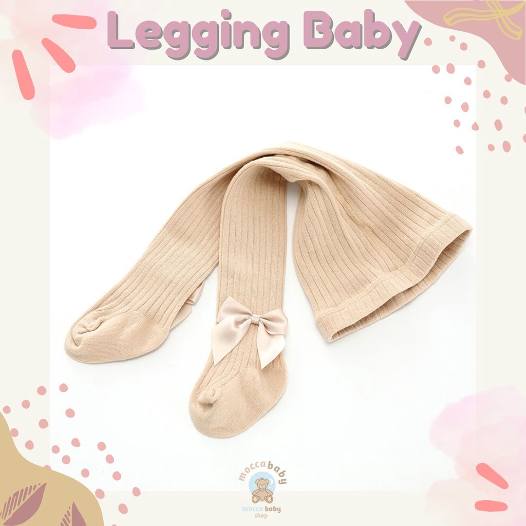 MBSS - LEGGING NICHIE Legging tutup kaki bayi /legging bayi import motif pita lucu