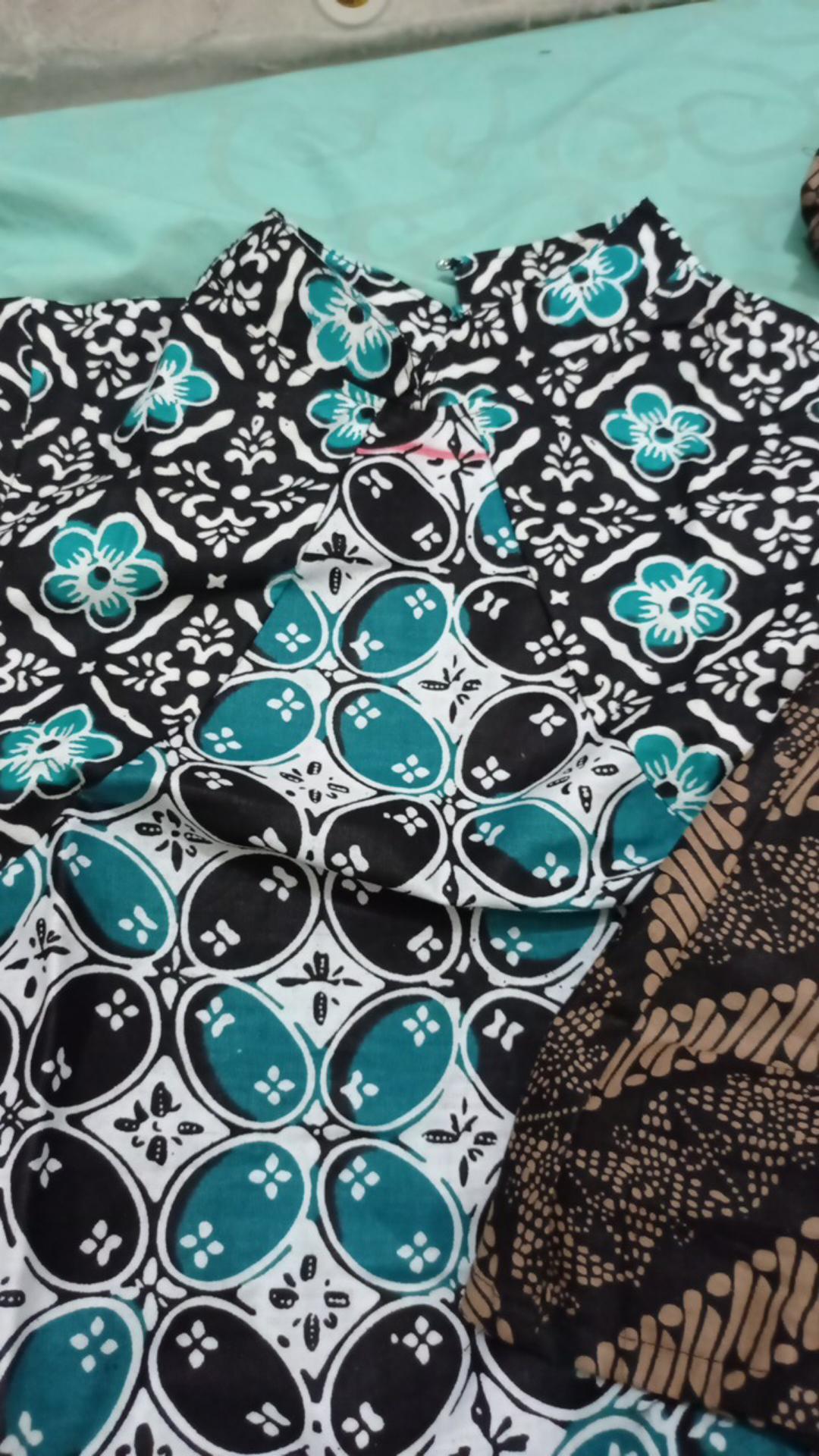 Comfortclothes9 - [ Real Pict] Atasan Batik Wanita Clara Top Seragam Kantor Batik Lengan Pendek