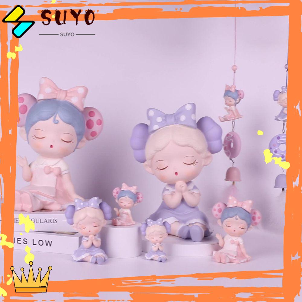 Suyo Miniatur Figure SUYO Bahan Resin Untuk Dekorasi Meja / Hadiah Ulang Tahun / Pernikahan