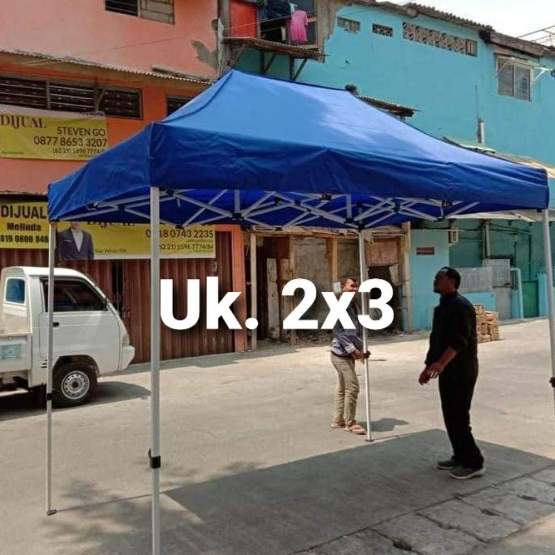Tenda Lipat Uk. 2x3 Matic Bazar Usaha Cafe