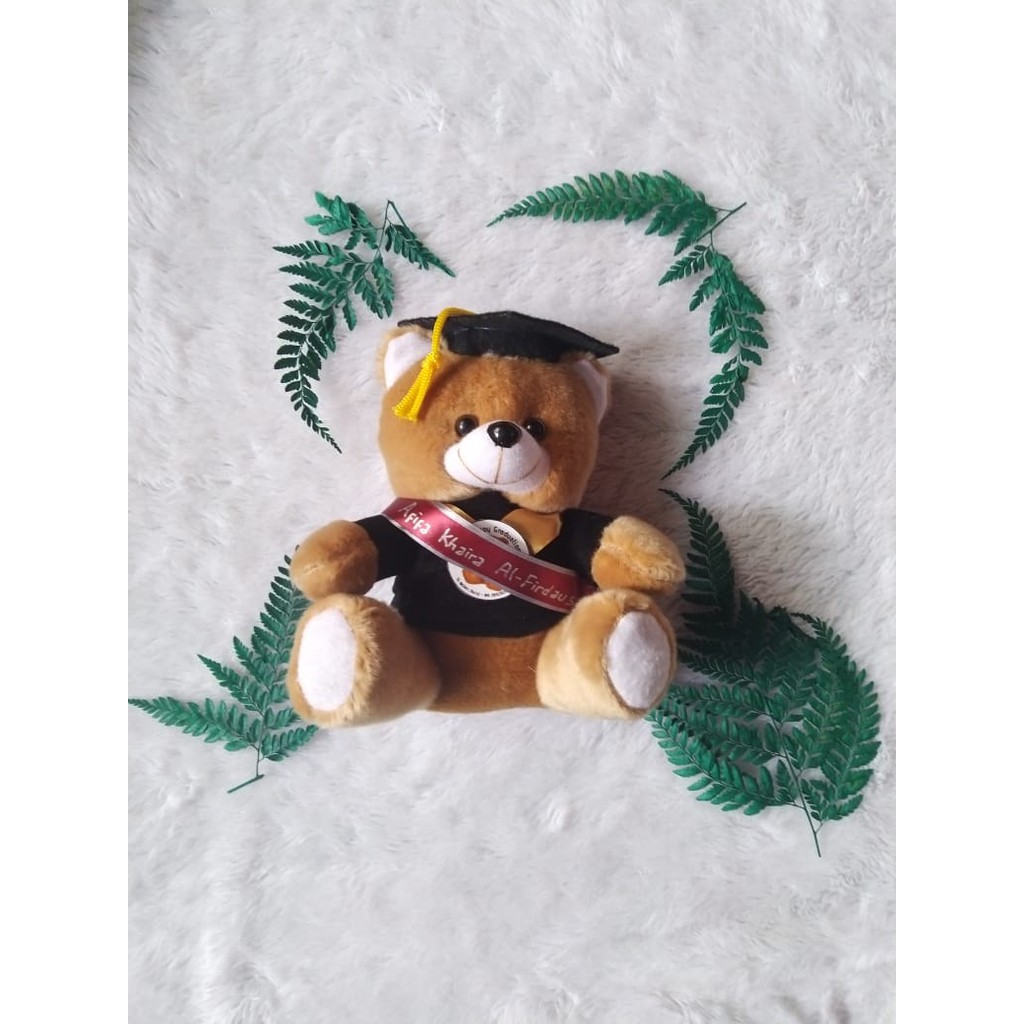 Boneka Wisuda Medium | Free Plastik Kemasan