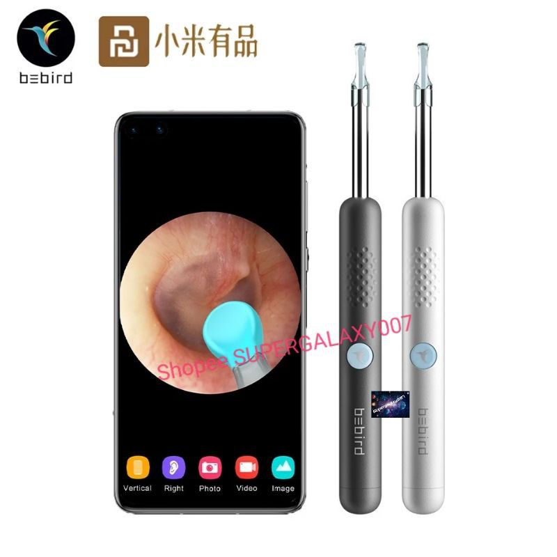 Original Bebird R1 Smart Visual Ear Sticks Korek Kuping Kamera