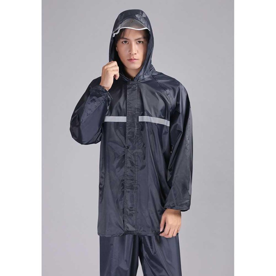 Jas Hujan Motor Size XXXXL - T1 - Black