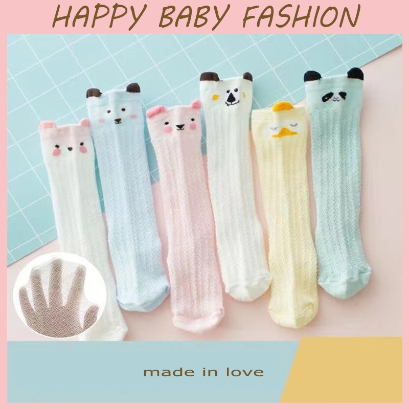 【Happy Baby】WZ007 Kaos Kaki Bayi Panjang Motif Cute Animals