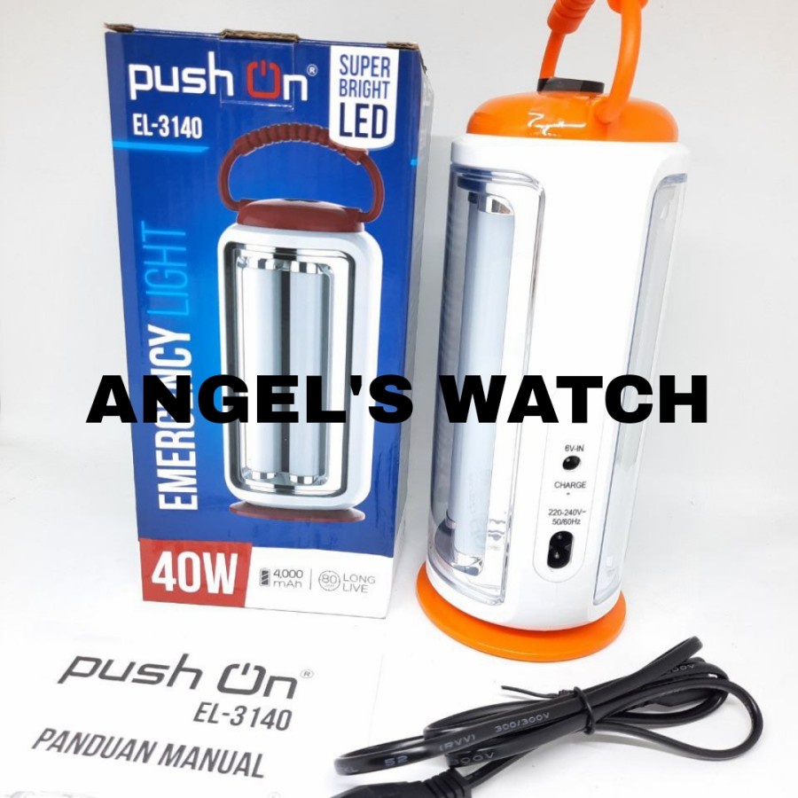 lampu emergency pushon EL-3140/ lampu darurat emergency