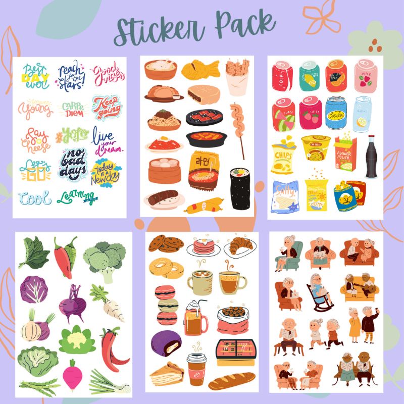 

Sticker Tumblr | Sticker Aesthetic | Sticker Pack - Stiker Murah - Stiker Glossy