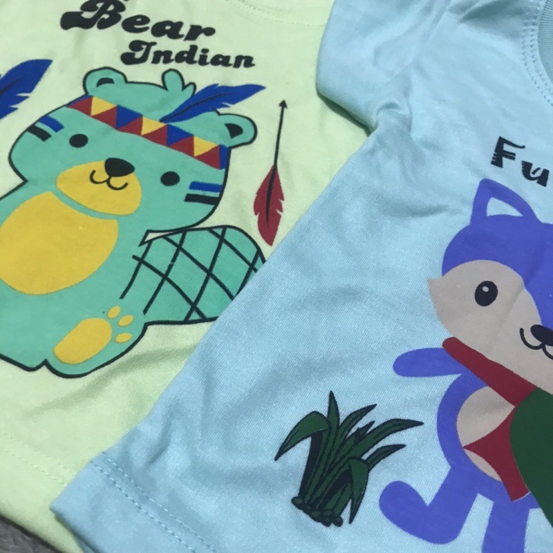 (PREMIUM) Kaos Oblong Bayi Lengan Pendek / Baju Bayi Lengan Pendek