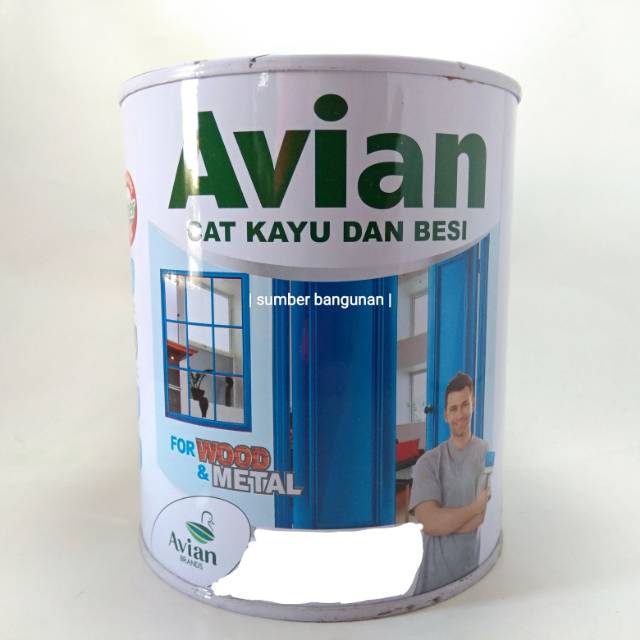 Cat Minyak Untuk Kayu Dan Besi Ukuran Besar 1 Kg 0 9 Ltr 900 Ml Cc Avian Shopee Indonesia