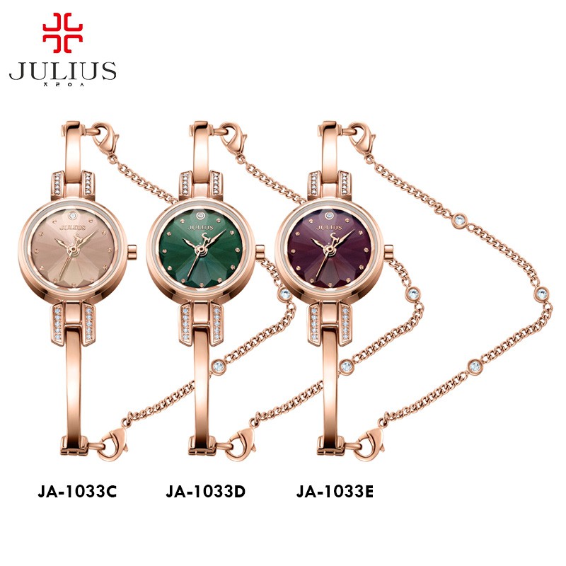 Julius JA-1033 / JA1033 ORIGINAL Jam Tangan Wanita Korea Cantik dan Elegan