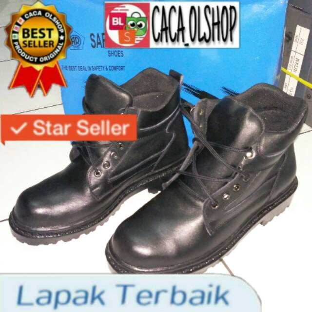 [Kulit Asli] Sepatu PDH Tali Safety Radial Merk AR S.813