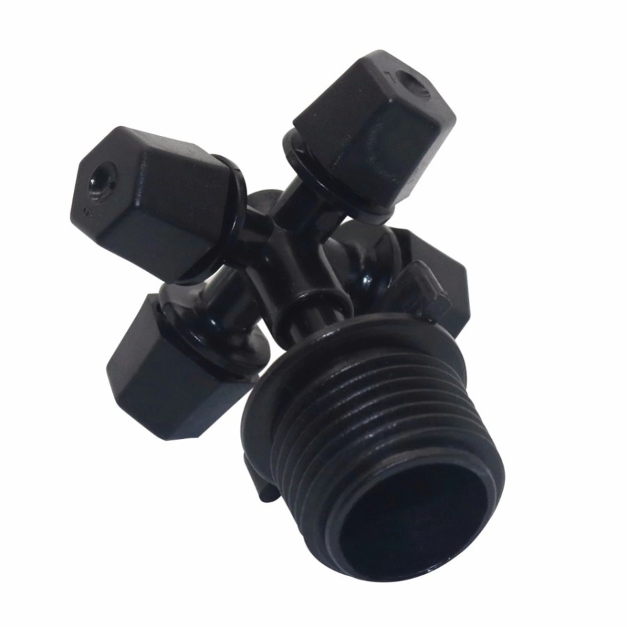 SPRINKLER SPRAYER HEAD 4 WAY MIST NOZZLE MISTI FITTING DRAT SETENGAH INCHI FEZONE