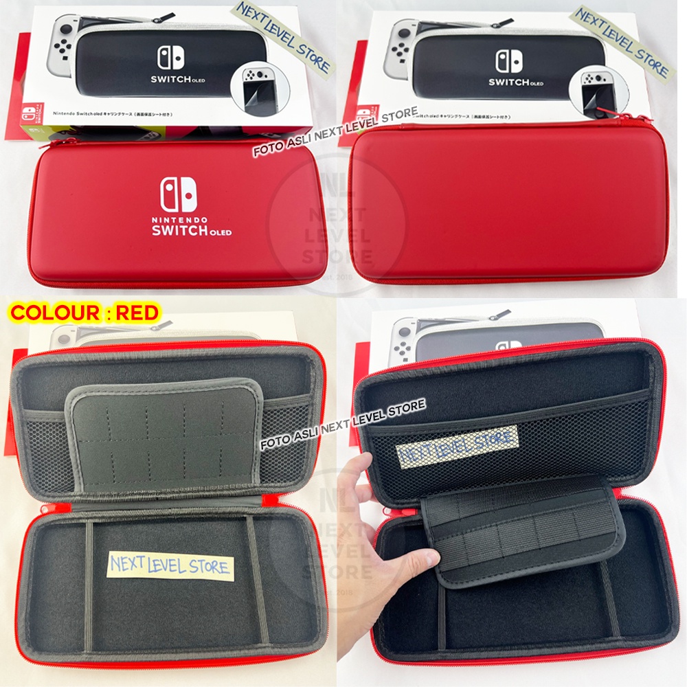 Pouch Nintendo Switch OLED Tas Airfoam Air Foam Storage Case Eva - Pilih warna di VARIASI