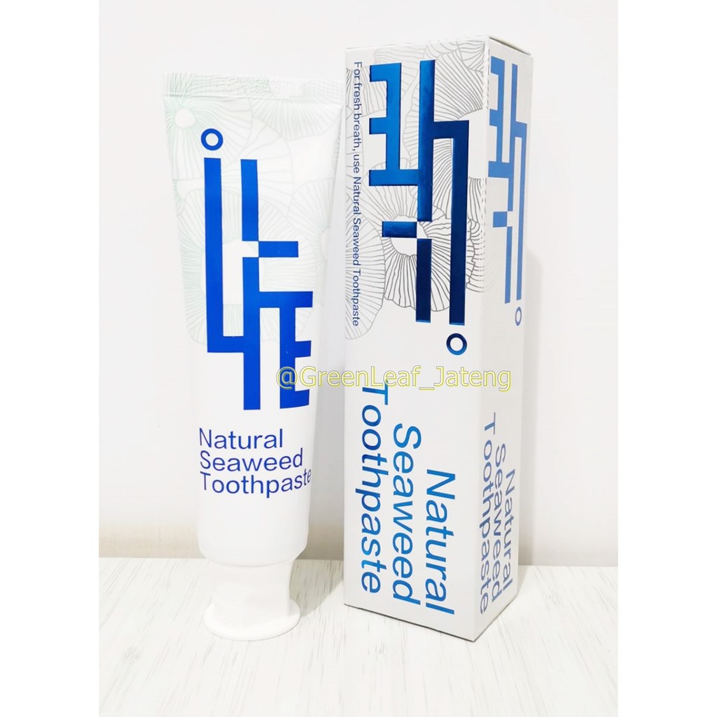 Jual PASTA GIGI RUMPUT LAUT HIJAU ALAMI ILIFEE NATURAL SEAWEED