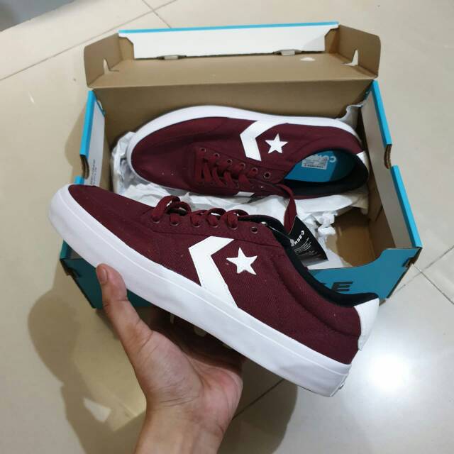 Converse Courtlandt Ox Dark Budgundy