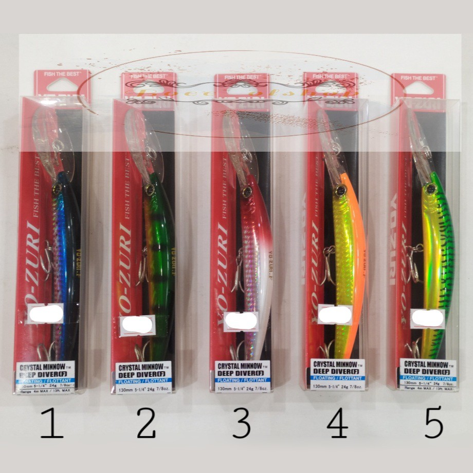 Umpan Casting Pancing Yozuri CRYSTAL MINNOW 130mm 24g