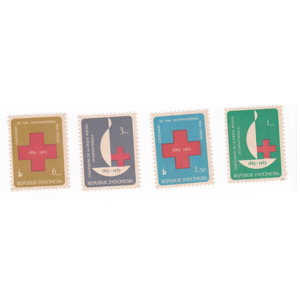 

Perangko 100 Tahun Palang Merah Internasional (1963)