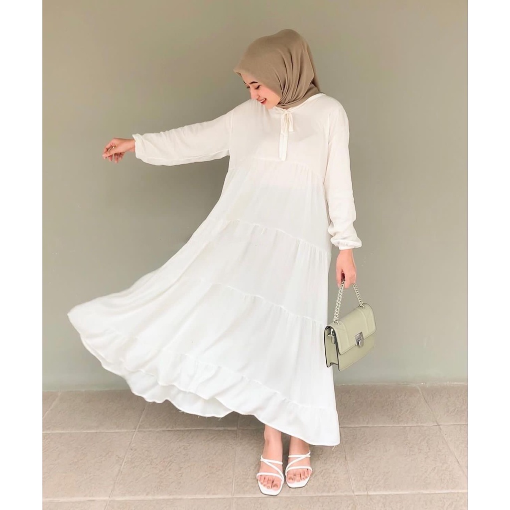 1KG MUAT 4PCS | SOJIN MIDI DRESS RAYON PREMIUM SAFINA MIDI RAYON TERBEST SELLER OOTD SELEBGRAM FASHION WANITA