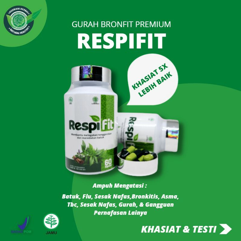 Jual Respifit Gurah Bronfit Premium Obat Paru Paru Batuk Flu Tbc