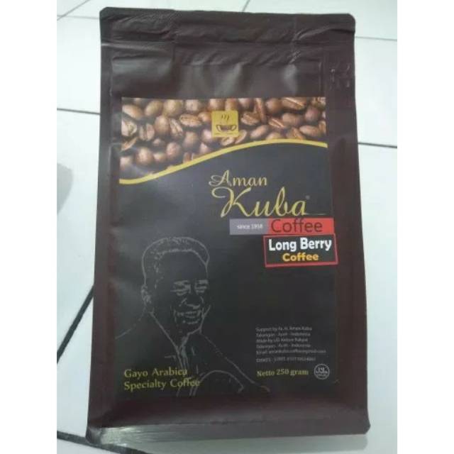 

Aman Kuba Coffee - Long Berry Coffee - 250gr - Kopi Gayo - Kopi Arabica