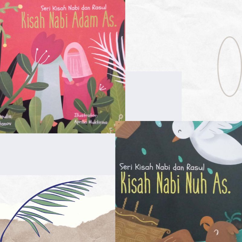 BUKU ANAK  ISLAMIC SERIES KISAH NABI ADAM-KISAH NABI NUH-BOARDBOOK