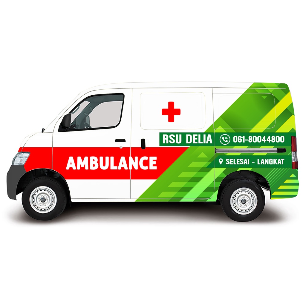 Branding Mobil Mobil Perusahaan-Mobil ambulance