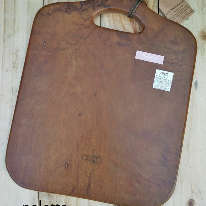 Talenan kayu Ulin, Palette series, Dedampar kayu Ulin, chopping board