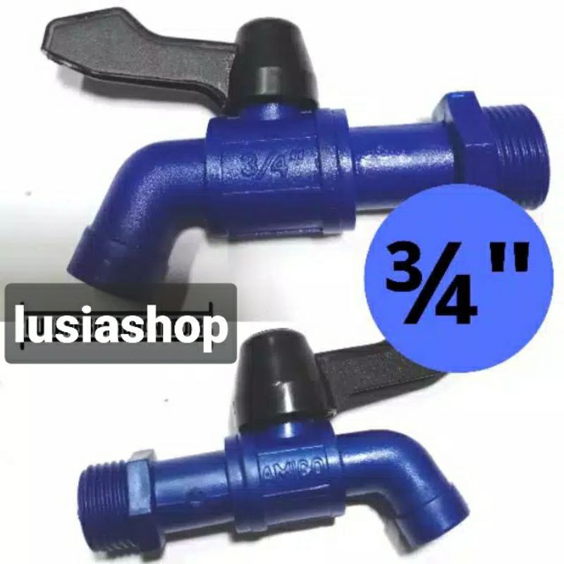 Kran PVC 3/4&quot; merk Amico