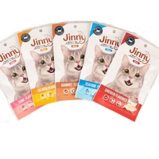 JERHIGH JINNY STIK BITES CAT TREATS 35Gr SNACK KUCING