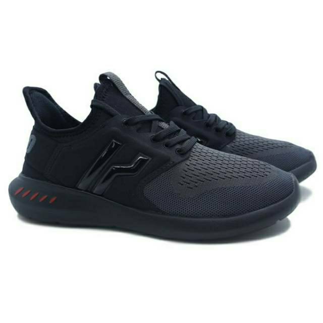 SEPATU SNEAKERS PIERO LEGION Z1 KNIT BLACK ORIGINAL