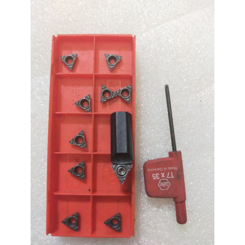 pisau colter korter motor as10mm panjang 25mm set insert 10pcs bekas