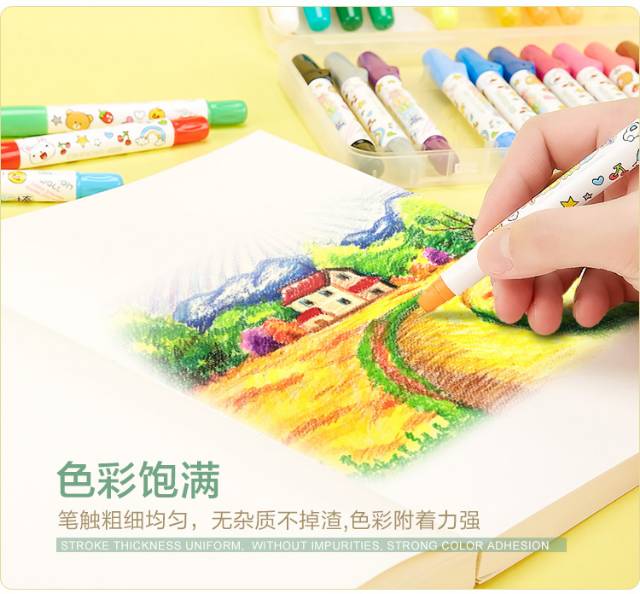 ESW Rolling Crayon AIHAO Water Soluable 3in1 Kode  68082-18 Warna