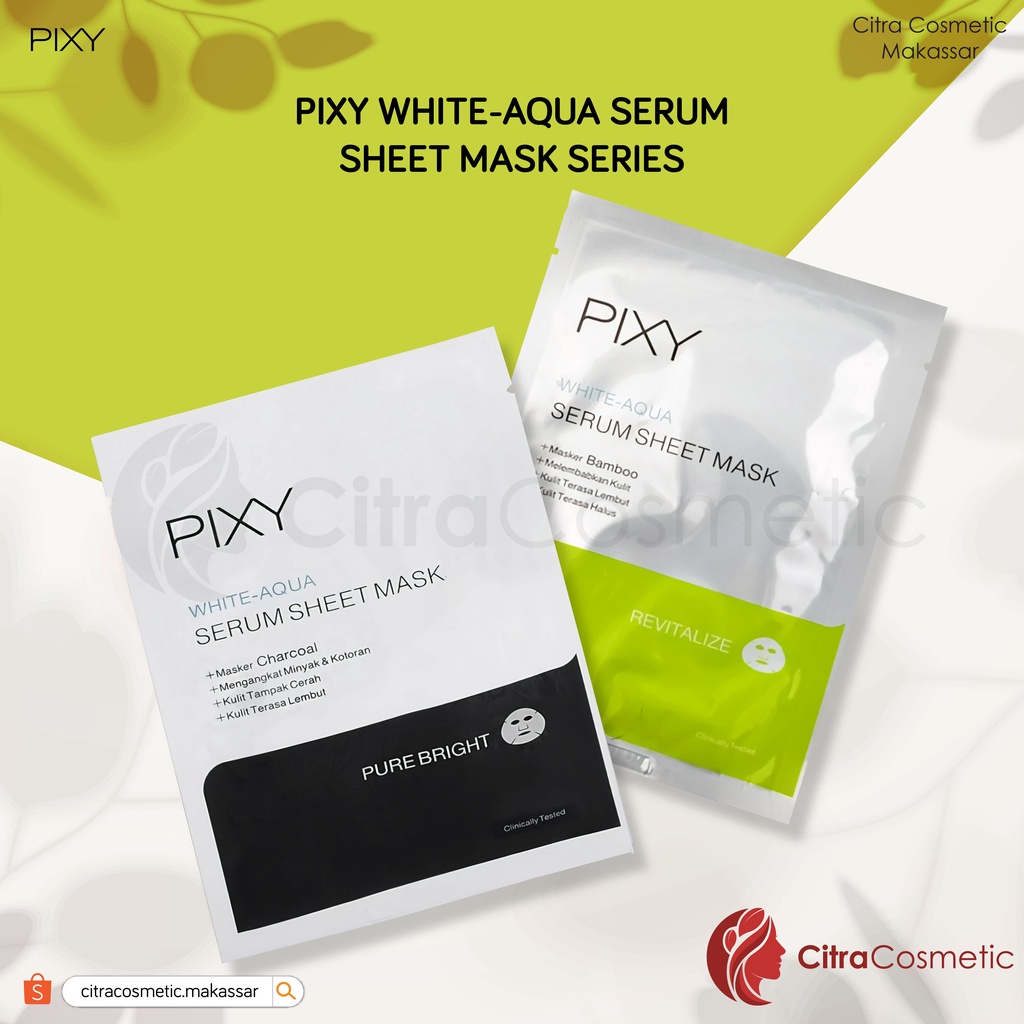 Pixy Serum Sheet Mask Revitalize | Pure Bright 20 Gr