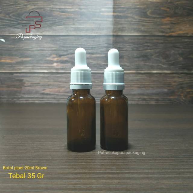 BOTOL PIPET 20 ML/Botol Tetes 20 ML/Botol Serum 20 ML